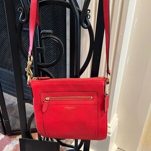 Red Coach Crossbody